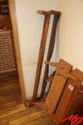 4 Assorted Wood Shelves  24-36"; 2 Decorative Wood Accents