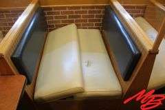 Booth Seating & Tables: 2 doubles, 2 singles, 2 Freestanding tables 48x30