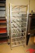 Stainless Steel Platter Rack, 25"x35"x70"
