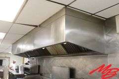 SS Commercial Cooking Hood 17'x42