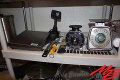 Electronic Scale, Assorted Scales, & Thermometers