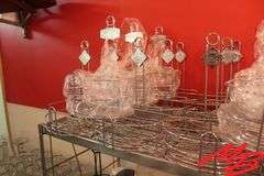 Assorted Stainless Steel Condiment Baskets