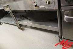 Accu Steam Griddle 48x33x36, casters