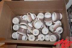2 Boxes of Ceramic Coffee Cups, 3"x3"