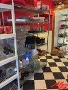 Stainless Steel Adjustable Rack On Casters, 48"x18"x77" (Contents not included)