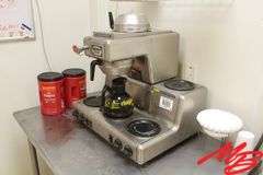 Bunn Omatic Coffee Machine, 4 warming plates