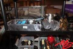 Assorted Measuring Utensils, Stainless Steel Cooking Pans, Misc