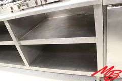Bastiam SS Work Table 80x30x36, 2 shelves