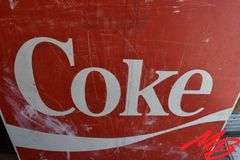 Coke Wood Sign 48"x48"