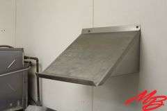 SS Work Table 36x30x35, lower shelf + SS shelf 20x20