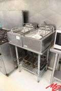 2 Wells Fryers F49 w/5 baskets, 220v, 1 phase, w/