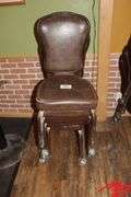 5 Rolling Chairs - torn seats