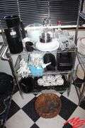 Assorted Glass Dispensers, Plastic Bowls, Canister Dispensing Pumps, Plastic Pitchers, (7) Ceramic S