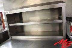 SS Double Shelf 48x15x28