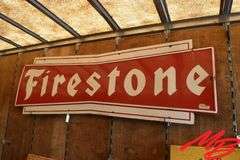 Firestone Porcelain Sign 106"x32"