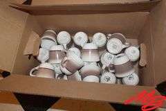 2 Boxes of Ceramic Coffee Cups, 3"x3"