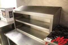 SS Double Shelf 48x15x28