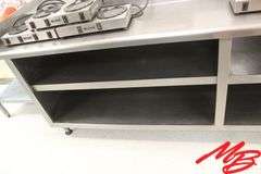 Bastiam SS Work Table 80x30x36, 2 shelves