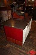 Customer Service Counter w/Sharp XE-A407 Cash Register