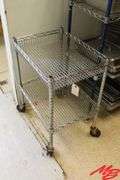 SS Rolling Rack, 24"x18"x32"