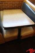 Booth Seating & Tables: 3 doubles, 2 singles, 3 wall mount tables 48x30