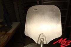 Aluminum Pizza Peel w/Wooden Handle