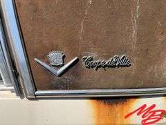 1980 Cadillac Coupe DeVille, (Ran when parked will need work to get running)