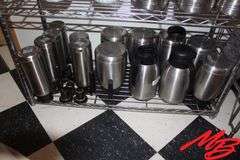 Assorted Stainless Steel Carafes