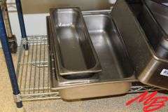 Lot of Assorted Stainless Steel Serving Pans