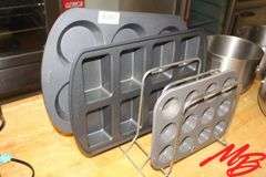 Assorted Pans w/Rack
