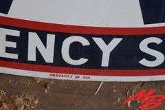 Montana Auto Assn Porcelain Sign 36"x24"