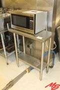Panasonic Microwave 1200 watt & Equipment Stand
