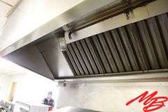 SS Commercial Cooking Hood 17'x42