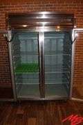 Delfield Reach-In Refigerator, 2 door glass