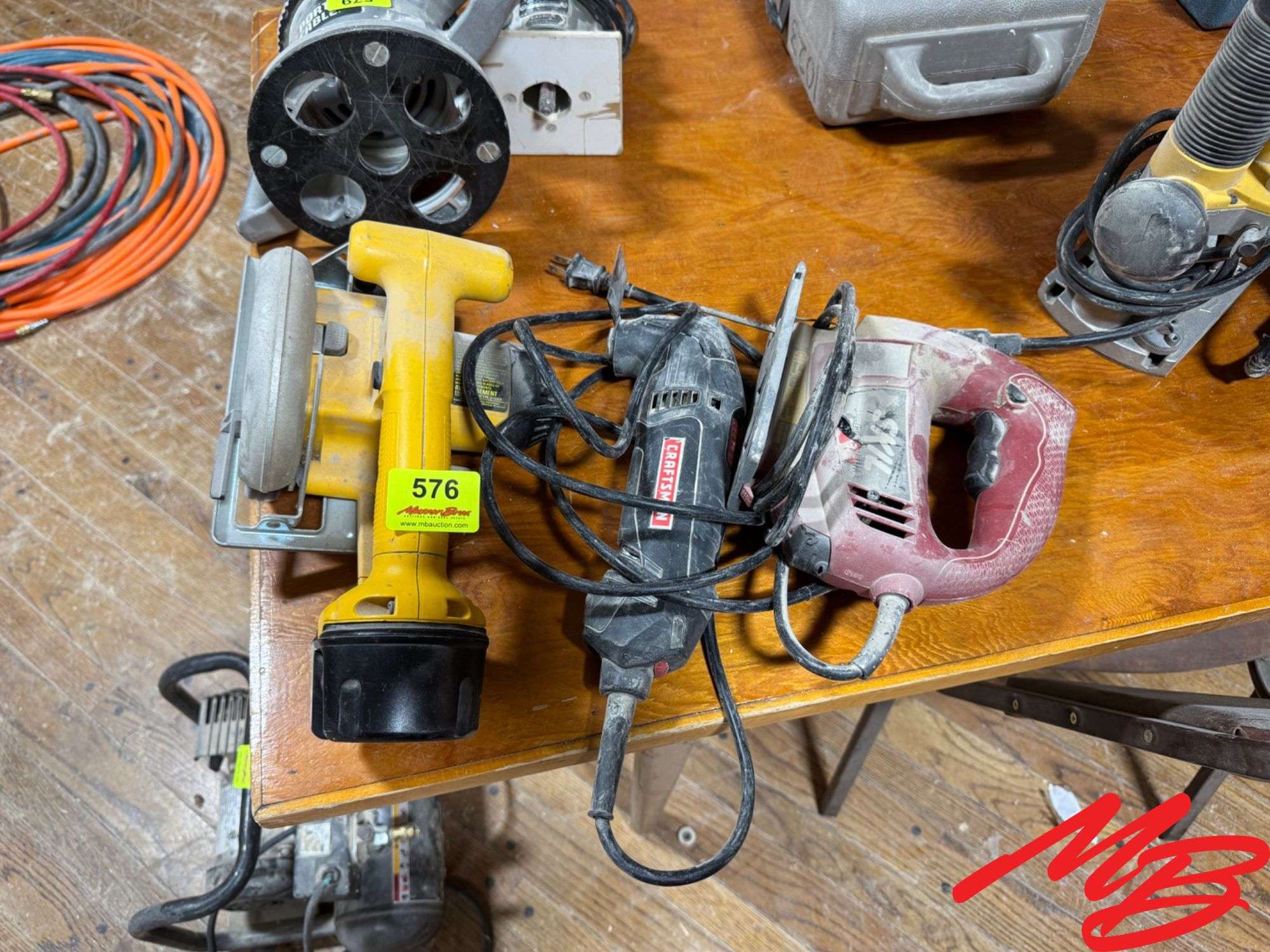 Power Tools Including DeWalt, Craftsman, and Skil