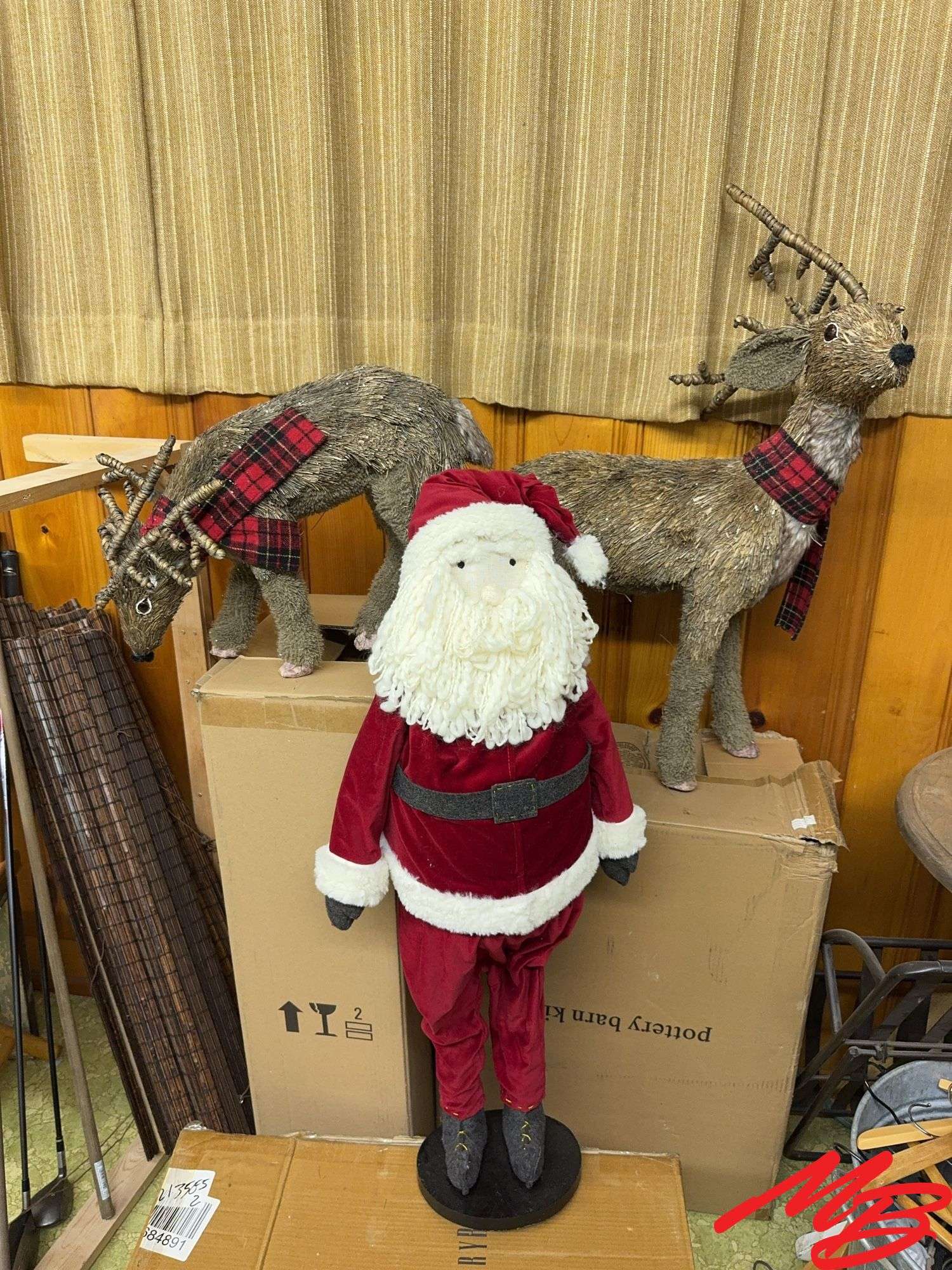 Reindeer & Jolly St. Nick Decorations