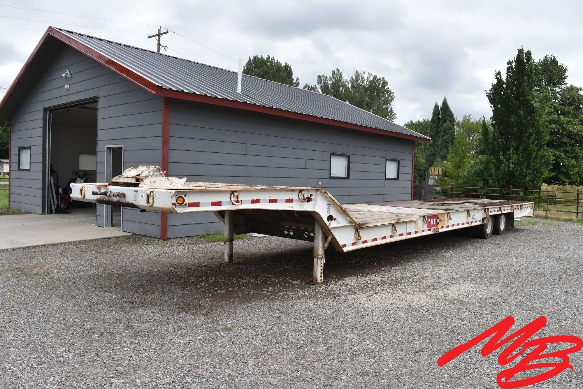 2006  Load King  HFT70 Implement  Trailer  48' + 3.6' hydraulic folding tail x 102"