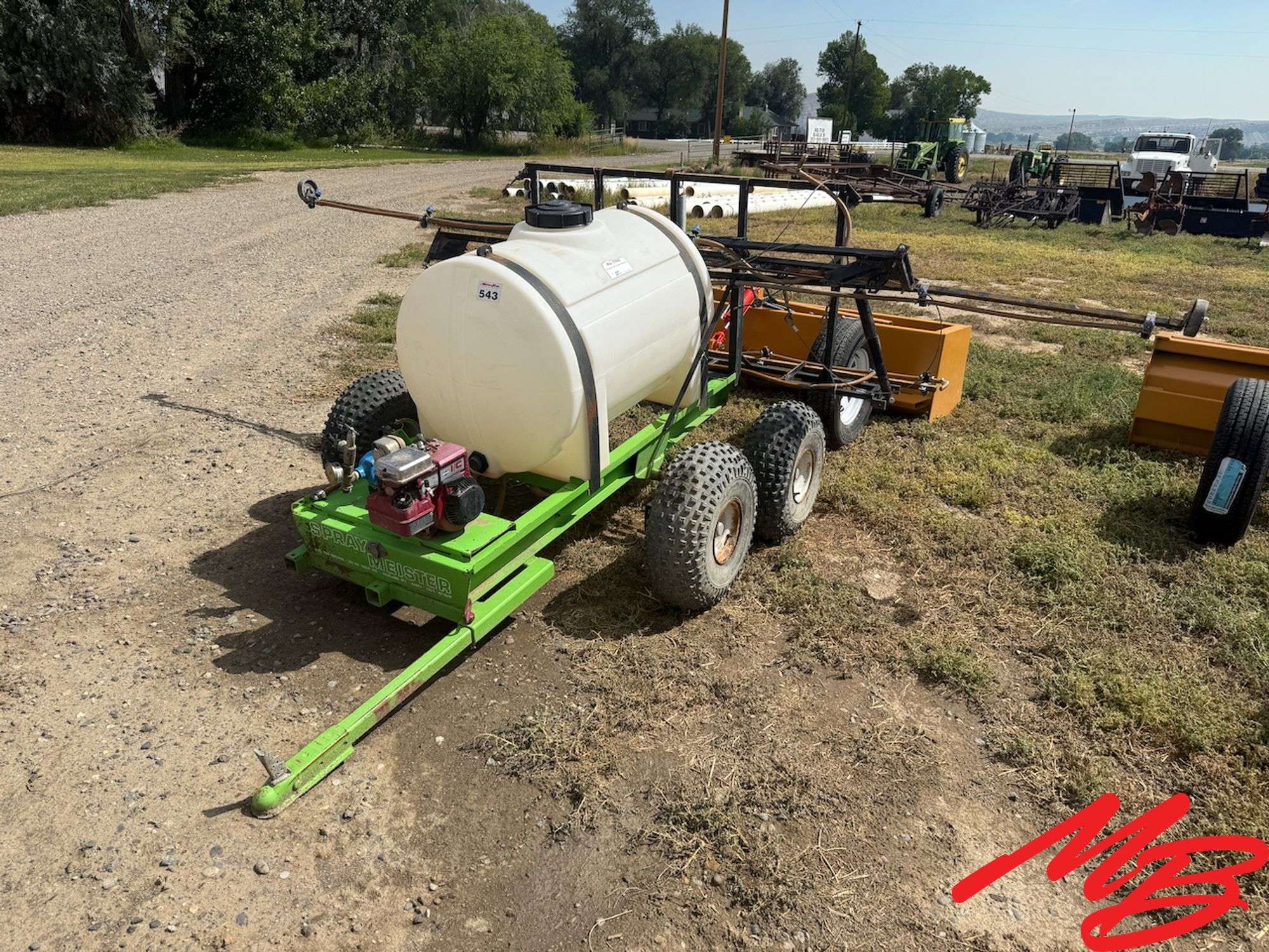 Spray Meister Pull Type Sprayer w/ 110 Gal. Tank and 30' Boom