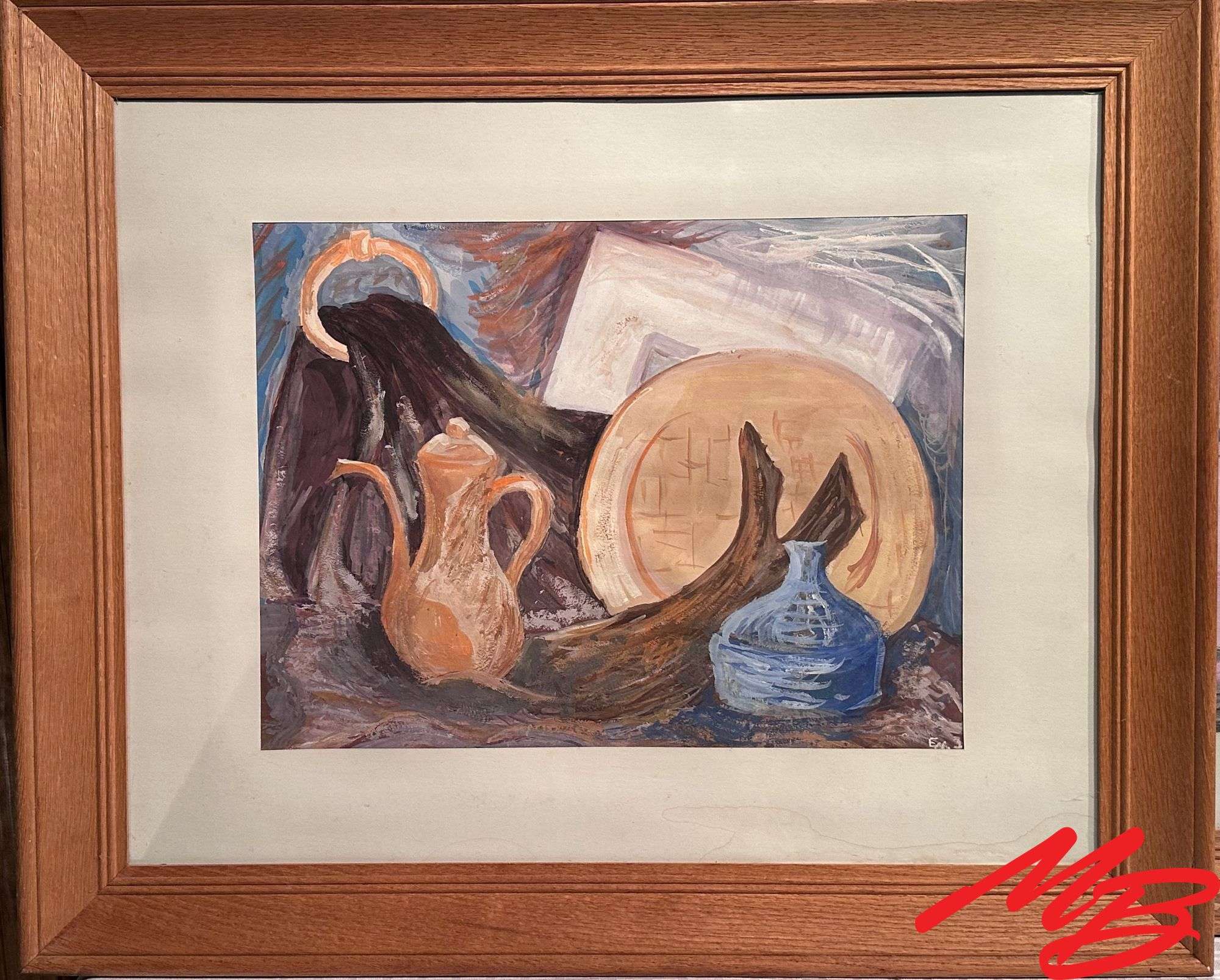 Abstract Artwork (2), Frames Measure 33" W x 27" H