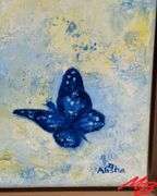 "Lion Sees Hope" by Alisha Shenck. Original Oil, Artwork 10"W x 8"H
