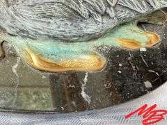 Duck by Geoffrey C. Smith. Bronze, 37/48, 7-1/2"W x 3-3/4"H x 5-1/2"D