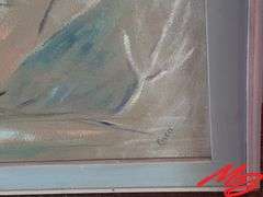 Original by Greer. Frame 53"W x 41"H Artwork 47"W x 35-1/4"H