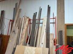Scrap Wood with Storage Rack
