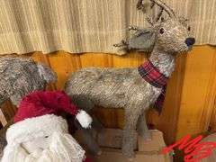 Reindeer & Jolly St. Nick Decorations