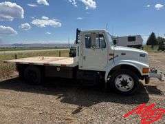1998 International 4700 Flatbed Truck, 102,583 Miles