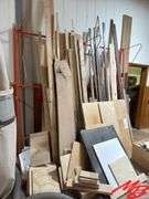 Scrap Wood with Storage Rack