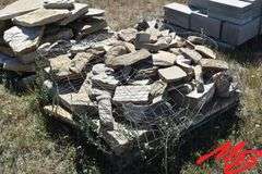 Pallet Lot of Smaller Rock for Construction (Natural Stone)