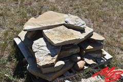Pallet Lot of Rock for Construction (Natural Stone)