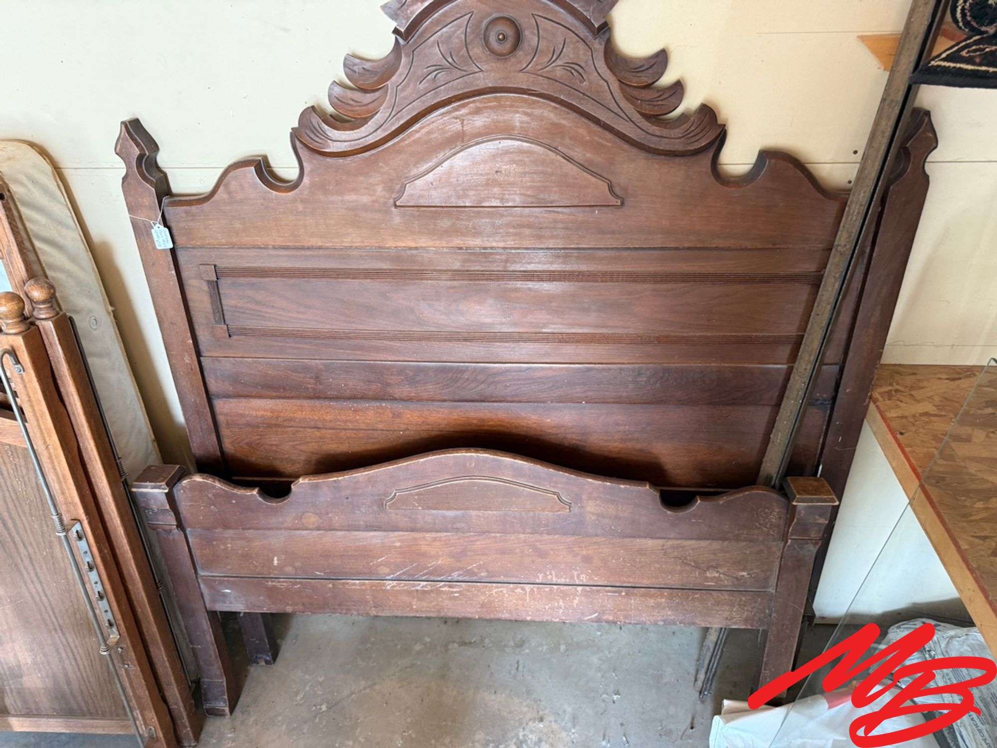 East Lake Full Headboard, Footboard with Rails Bed Frame