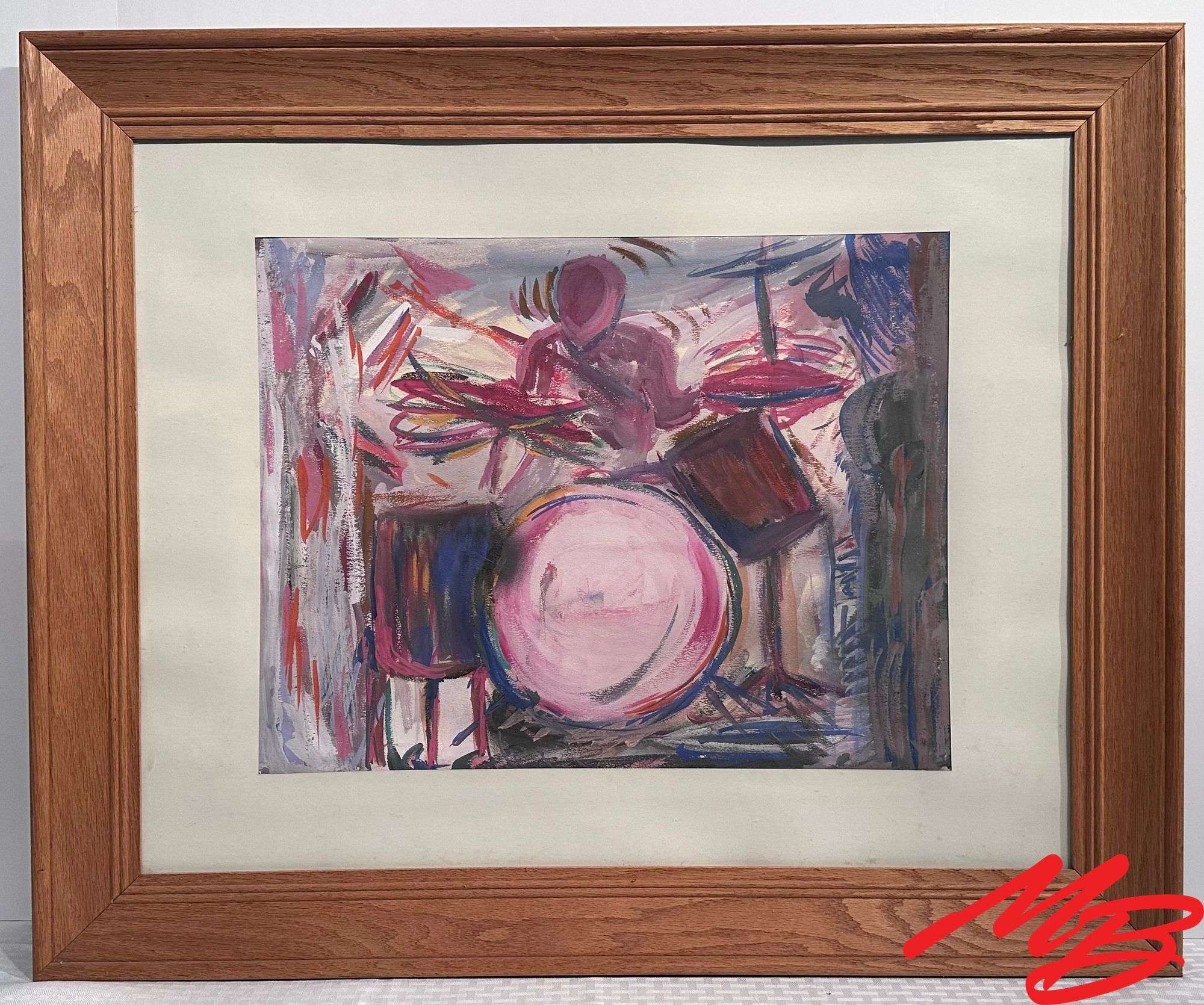 Abstract Artwork (2), Frames Measure 33" W x 27" H